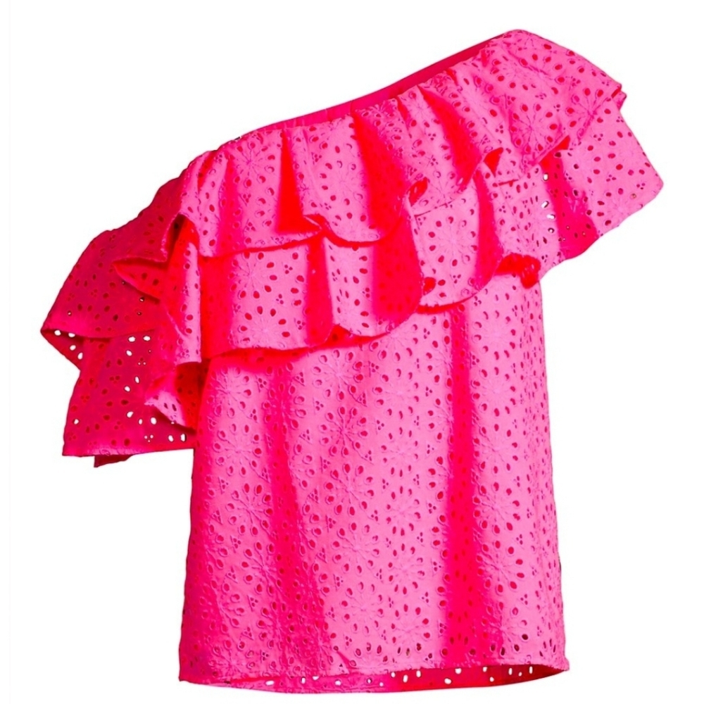 NWT Lilly Pulitzer Trixie Top, Raz Berry XL